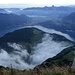 Der Seelisberger See liegt noch unter dem Nebel