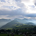 Appenzellerland mit Alpstein (Rückblick von der Heimfahrt)