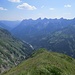 das schöne Hornbachtal, umrahmt von eindrucksvollen Gipfeln
