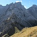 Grabenkarspitze, Östliche Karwendel- und Vogelkarspitze über der Torscharte