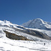 Gletscher am Fusse von Monte Rosa und Lyskamm