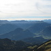 im Südwesten reicht der Blick bis in weiter entfernte Schweizer Berge
