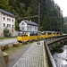 Mit der Strassenbahn zur Tour. 