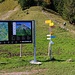 Wenig unterhalb der Standseilbahn-Bergstattion Plan-Francey kann man zwischen zwei Bergwanderwegen und dem Zustieg zu den Klettersteigen wählen über welche Route man den Moléson besteigen möchte.