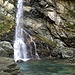 La cascata visibile sulla destra (salendo) del "vecchio" sentiero per Baldesaut di Sopra
