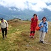 Hans, Elke und Rosmarie beim Gipfelsturm