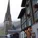 Start in St. Antönien, unser Hotel, das Rhätia - und unser AlpenTaxi, welches uns bis Sunnistafel - zum Restaurant Edelweiss hochfährt