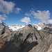 Blick vom Schilthorn nach Norden, auf die Gipfel über dem Baltschiedergletscher