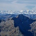 Walliser Alpen über dem Rasiva