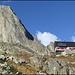 Imposanter Bergseeschijen mit Bergseehütte SAC