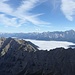 Blick Richtung Wetterstein und Karwendel