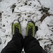 Prima neve di stagione sotto i miei piedi.
