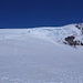 Der Gipfel, Aufstieg zum 3Eck-Abbruch und dann links hoch bis Gletscherschrund, dannach rechts zum Gipfel