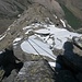 noch ist der Schnee Sonnenbeschienen und die Steine trocken