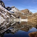 Il lago di Alzasca - una pennellata di neve fra le montagne