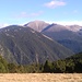 am col d´ordino: im Osten der Pic Alt del Griu (2874m) in der Mitte, links davor das Cap del Rep (2316m)