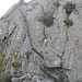 Die 10m Via ferrata auf der N-Seite
