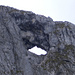 Das eindrückliche Loch in der Wand, vom Hochmättli gesehen.