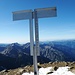 Das Gipfelkreuz auf dem Pizzo Campo Tencia