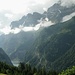 Beim Aufstieg zur Malanser Alp Blick zum Stausee Gigerwald