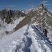 auf dem Gipfelgrat, im Hintergrund der Graunock