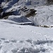 Abstieg nach Westen zum Tiefrastensee mit Hütte