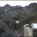 Cadlimohütte, Blick zum Pizzo Barbarera (links) und - wie könnte der Gletscher auch sonst heissen: <b>Ghiacciaio di Froda</b>.