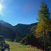 Blick von der Alphütte zum Madratsch.