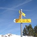 Gipfelwegweiser: Nur für Alpinwanderer!