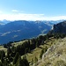 Blick ins westliche Oberland, zum Höchsten des Kantons Waadt und Freiburger Bergen