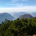 Panorama dalla Cima di Fojorina verso il Ceresio .