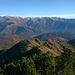 Panorama dalla Cima di Fojorina verso Val Colla e Val Cavargna.