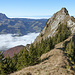 Verbindungsgrat Dent du Chamois 1839 m zum Dent du Chamois Sommet Est 1830 m
