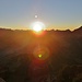 Kurz vor Sonnenuntergang. (Die Digitalkamera hat noch Sommerzeit.)
