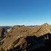 Die drei Gipfel des Kafellkamms vom Rether Joch aus gesehen