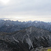 Gipfelpanorama: Falkengruppe und Karwendelhauptkamm