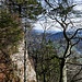 die Nagelfluhfelsen der Höchhand nach Süden