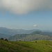 vom Gipfel der Timpa del Grillo nach Nordwesten, auf dem Berg in der Mitte liegt San Mauro Castelverde