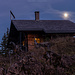 Obergestele-Hütte im Mondlicht