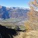 Tiefblick in das Rheintal beim Aufstieg zum Schiterberg