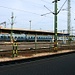Typisches Rollmaterial der Ungarischen Staatsbahn MÁV im Bahnhof Szombathely.