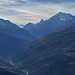 Matterhorn und Weisshorn auch immer im Blick