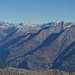 Blick nach Südosten mit den südlichen Gommer Seitentälern