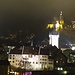 Rathaus, Stadtturm, Schloss Stein.