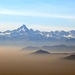 Nebbia in pianura e sulle cime più basse