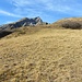 Der recht flache Aufstieg über den Laubrücken mit Blick zur Krabachspitze