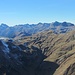Durchblick ins Lechquellengebirge