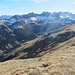 Blick hinunter ins Krabachtal; der Aufstieg zum Jöchle erfolgte hinten rechts