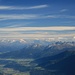 Blick übers Inntal zu den Zillertaler Alpen, mittig der Olperer