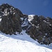 Abstieg von der Dufourspitze zum Silbersattel, dieser ist mit Fixseilen gesichert